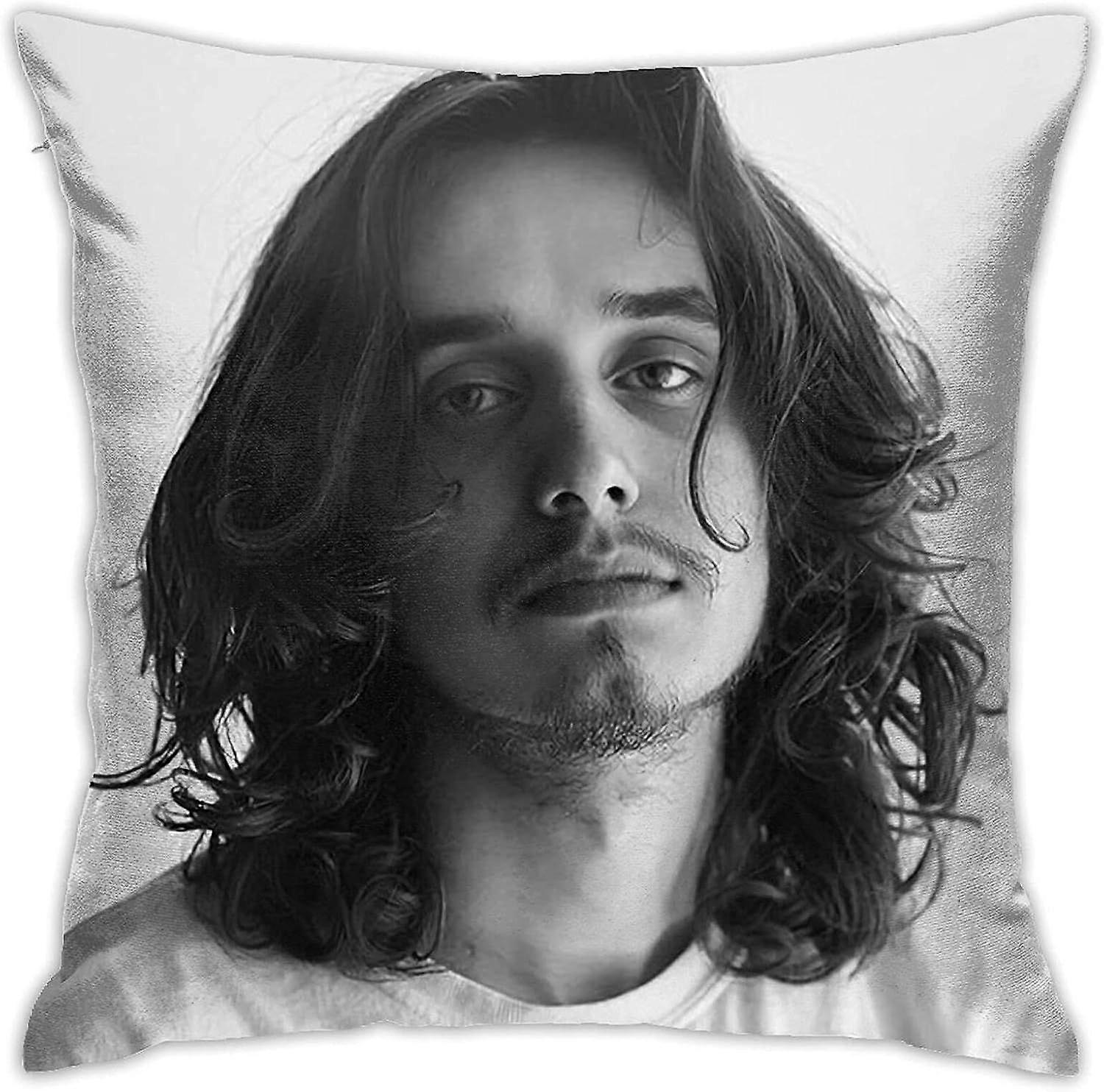 n37ポウヤ枕カバー枕カバーソフトクッションカバー装飾スロー枕ソファカースクエア枕カバーホームベッド装飾用(18x18in)-TB3037 hnj37