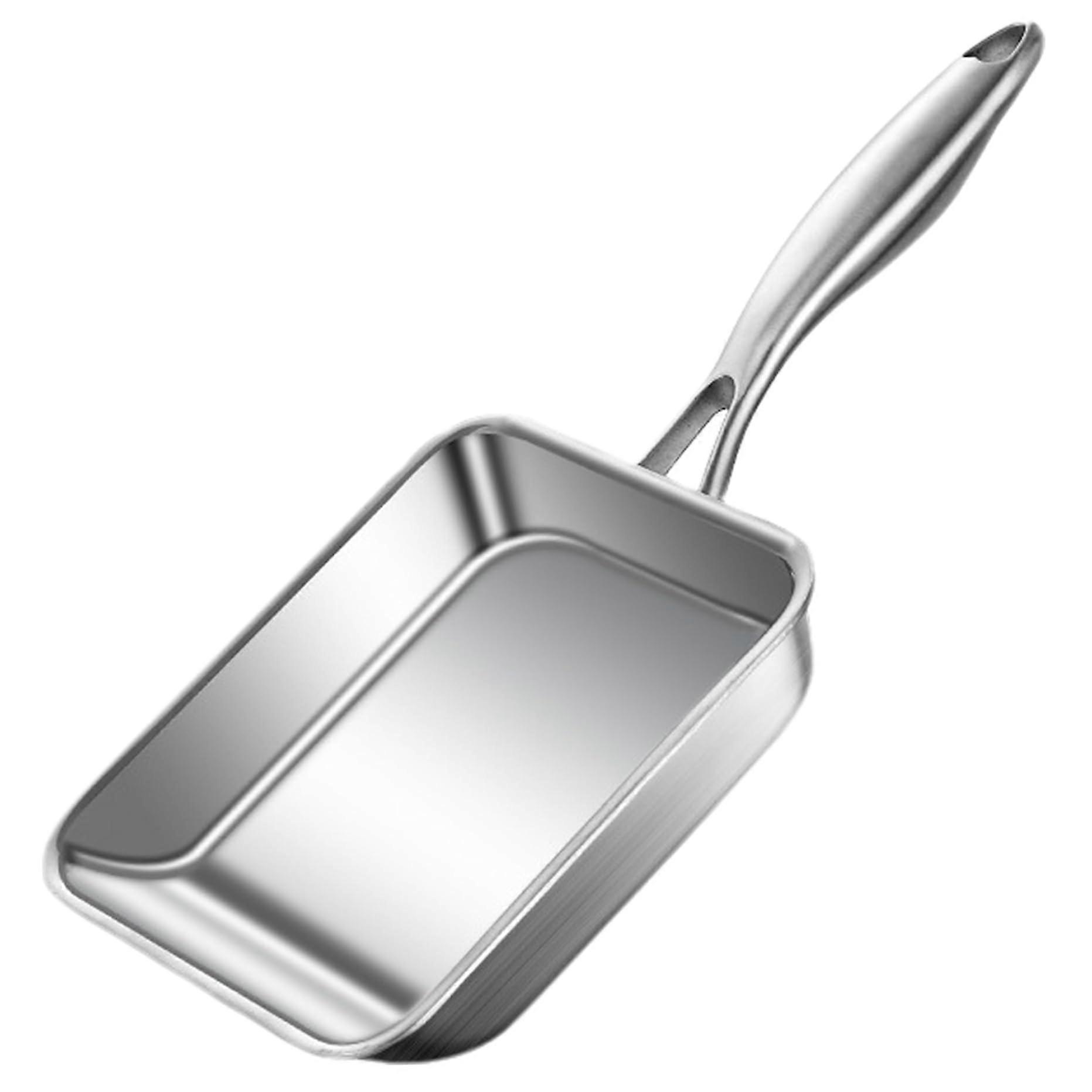 Stainless Steel Rectangular 7.5x6.3 Inch Egg Roll Pan