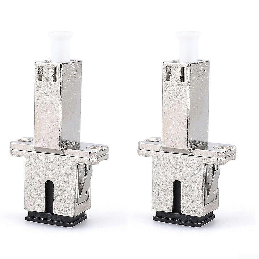 LC To SC Fiber Optic Adapters, 2Pack, Compact Size, For Fiber Optic Communication Networks