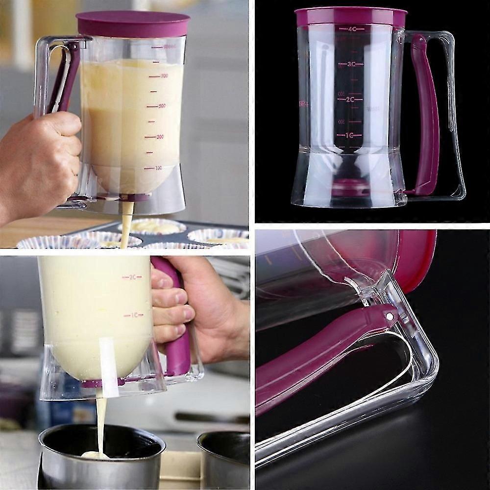 2017 Arrival  Popular Diy Tool 900ml Cupcake Pancake Batter Dispenser Muffin Helper Mix Pastry Jug Baking