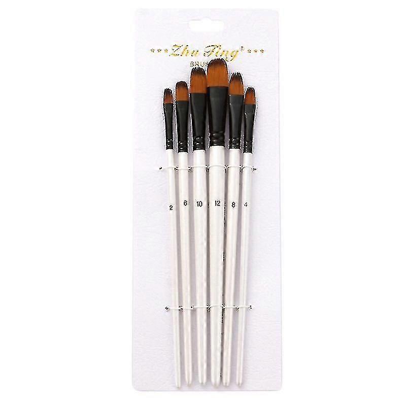 6pcs Dual Color Drawing Brushes
