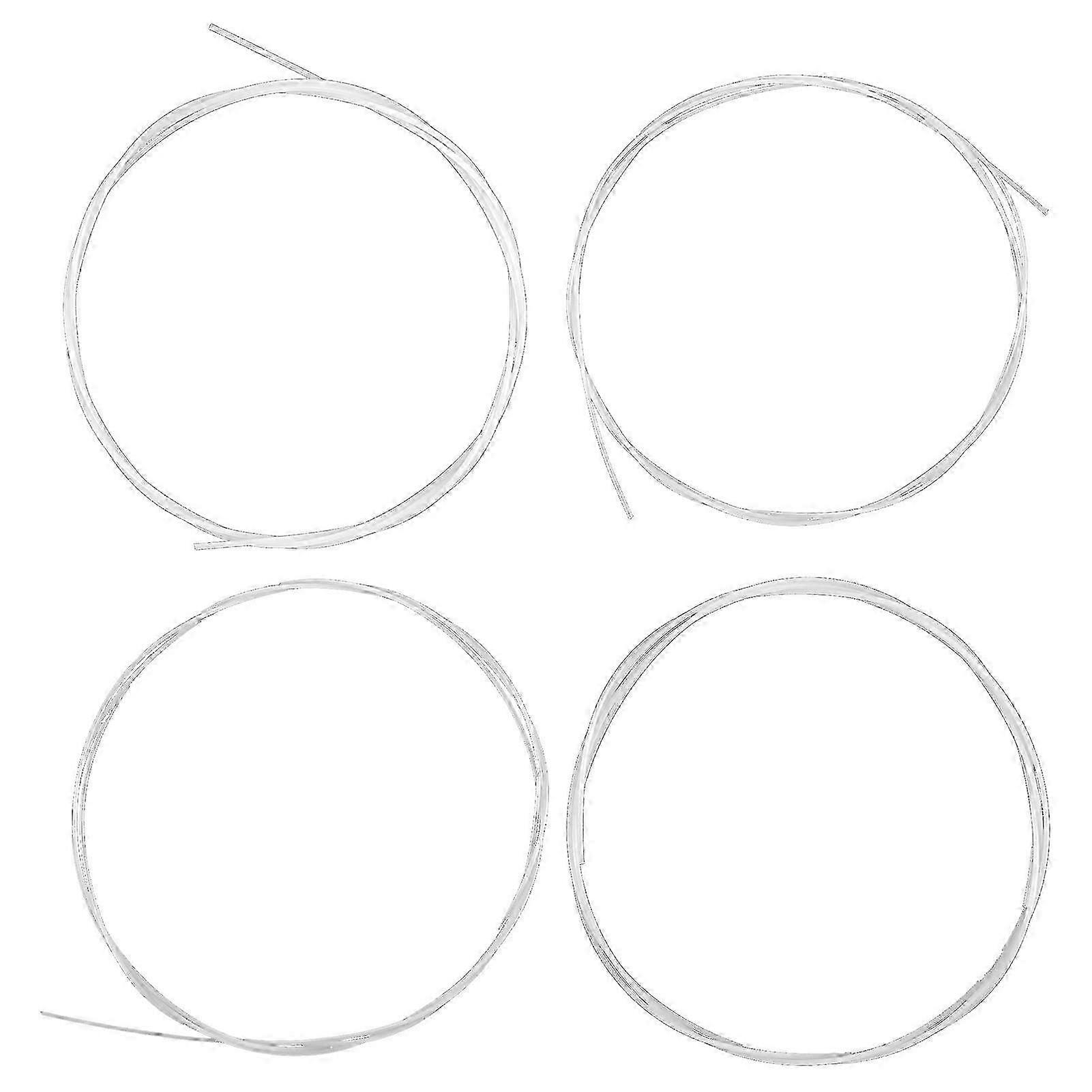 New 4-Piece Universal Nylon Ukulele Strings for Beginners and Professionals - White Color in 2025 (Best Seller)