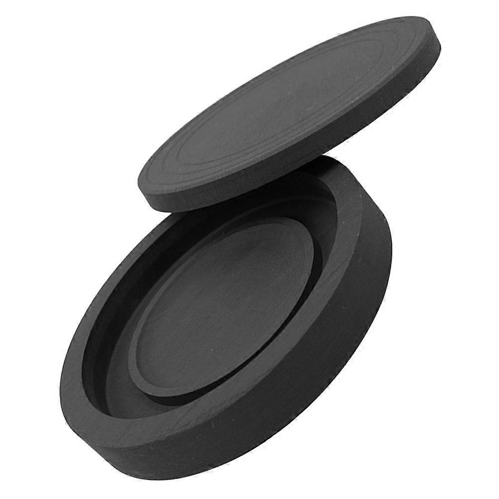 Natural Stone Chinese Calligraphy Ink Well With Lid Suitable For Artistic Practice Featuring Ink Retention 1 Set