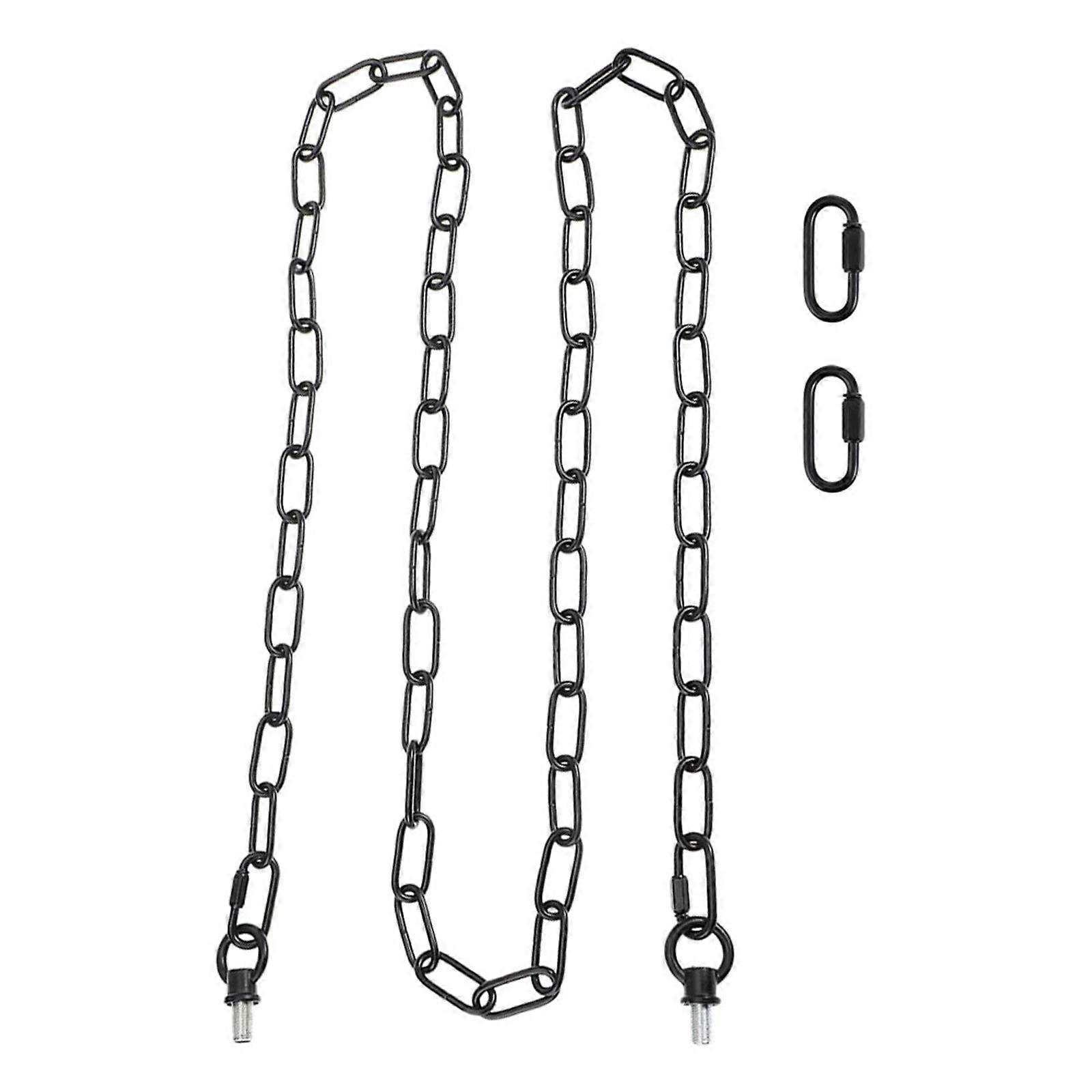 Black Hanging Chain Kit for Hanging Light with Adjustable Extension Chain