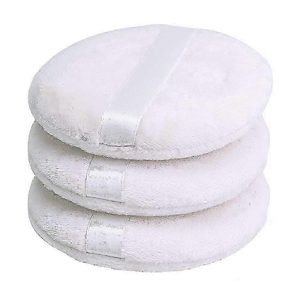 3 Pack Washable Large Soft Body Powder Puff