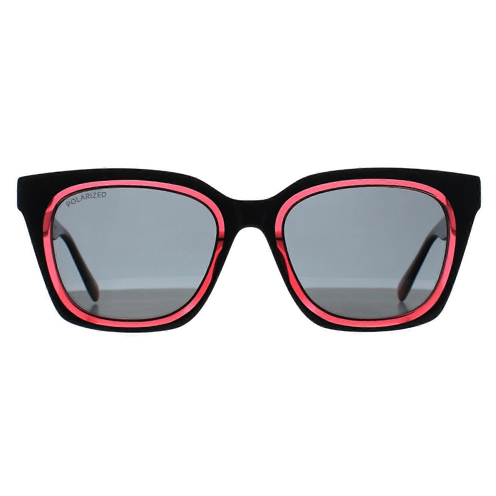 Benetton Sunglasses BE5086 001 Solid Black Pink Dark Grey