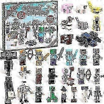 Countdown Calendar with 29 Toy Figure Building Blocks - Boys Advent Calendar Gift 2025