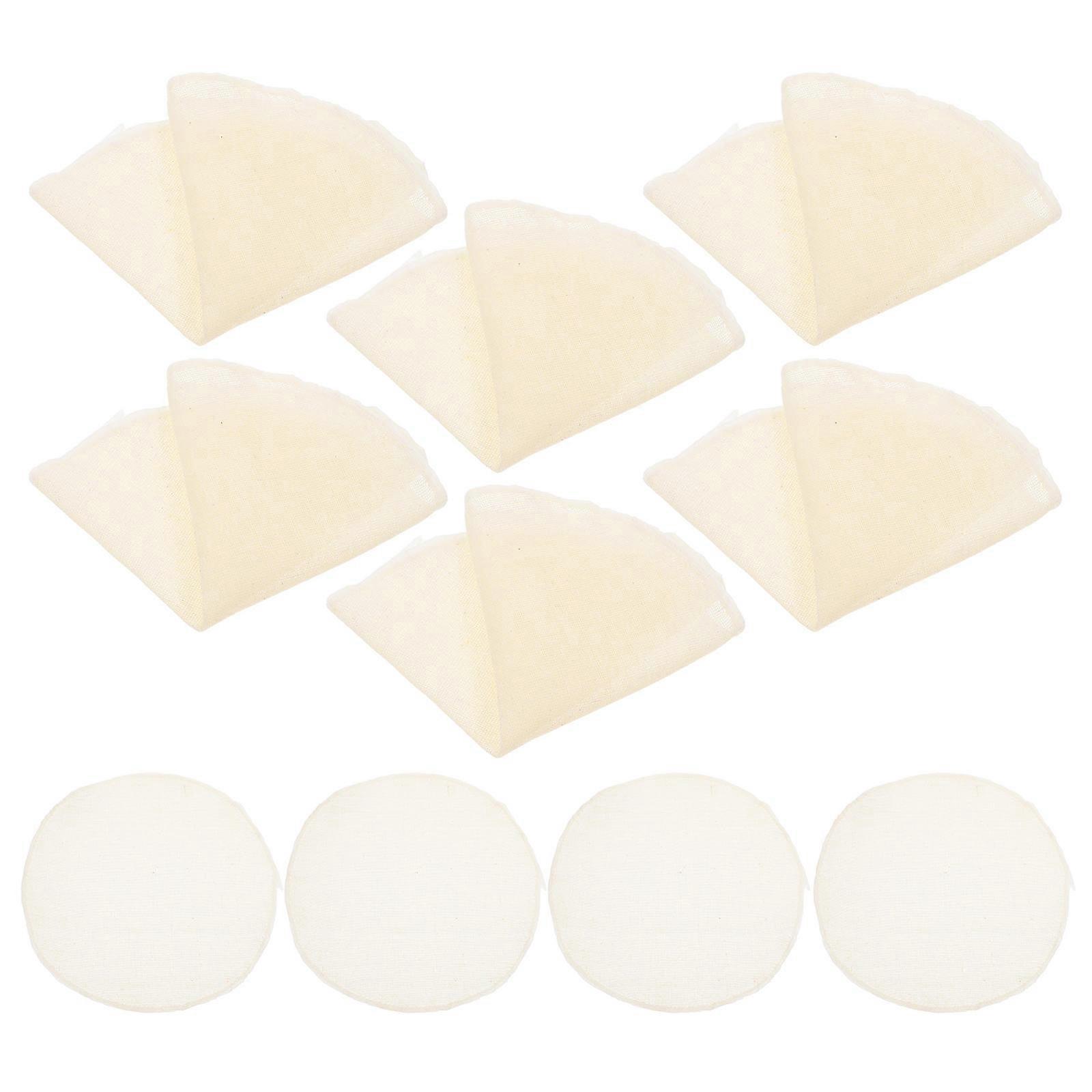 Steamer Clothe Reusable Cotton Steamer Liners Non Stick Breathable For Dumplings Dim Sum Round 20Set