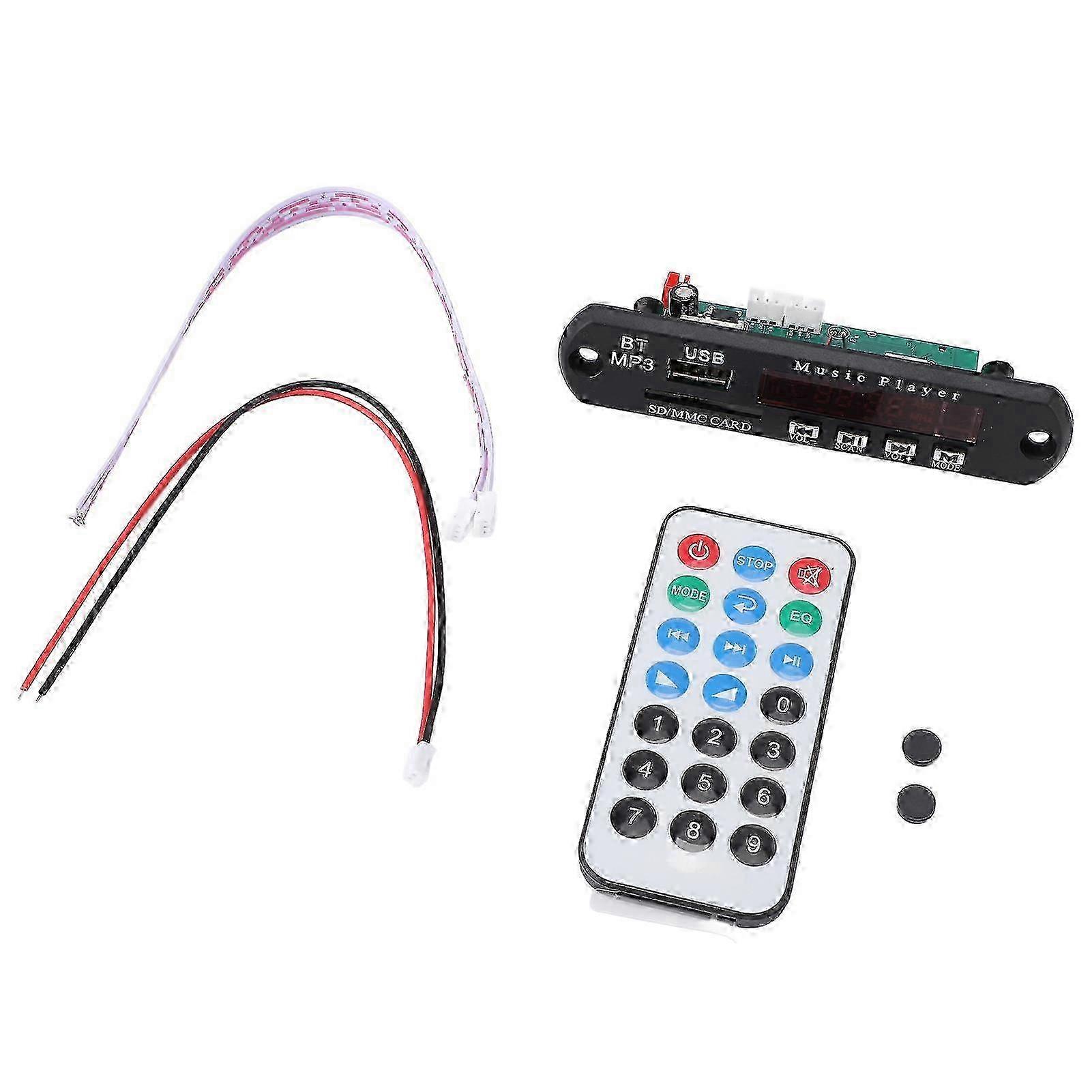 Wireless Bluetooth Decoder Board 64GB Storage Card Support, 107x25x38mm