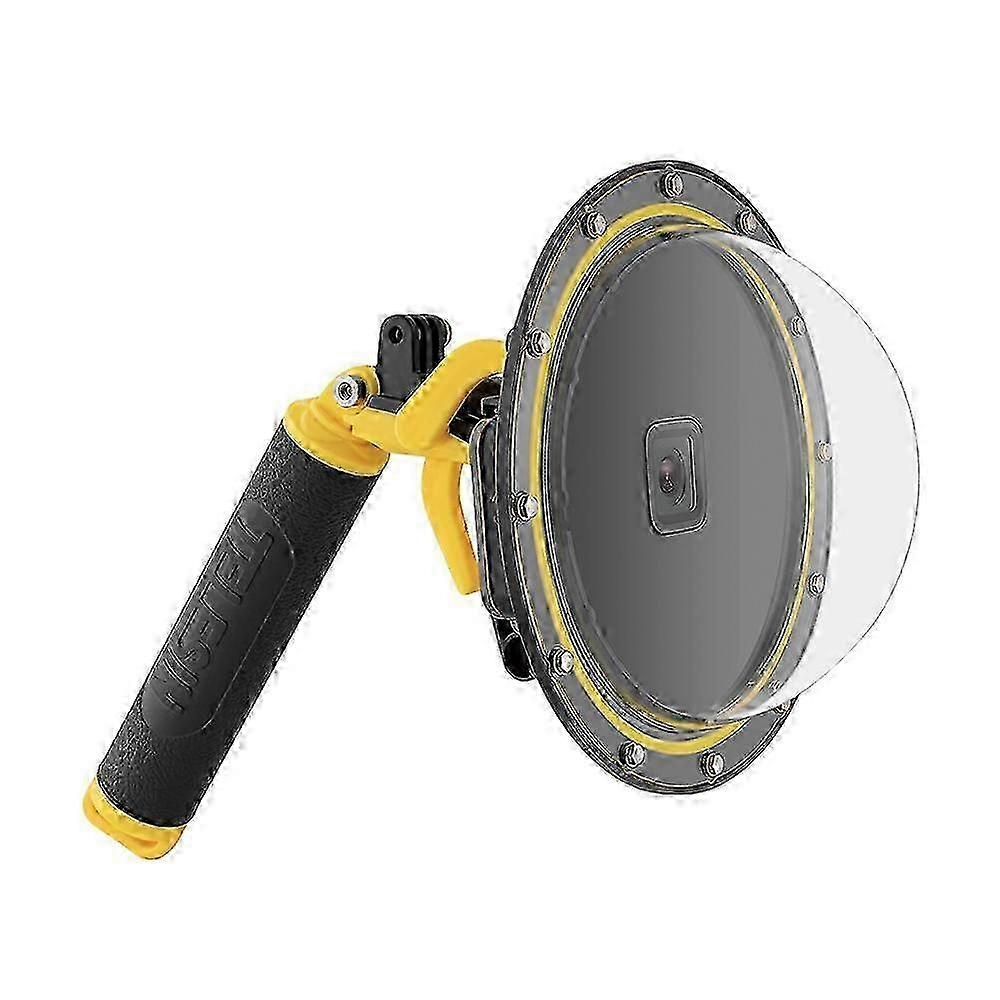 TELESIN AT1104 Dome Port with Floating Handle Trigger for GoPro Hero 9 Black Underwater Dive Case