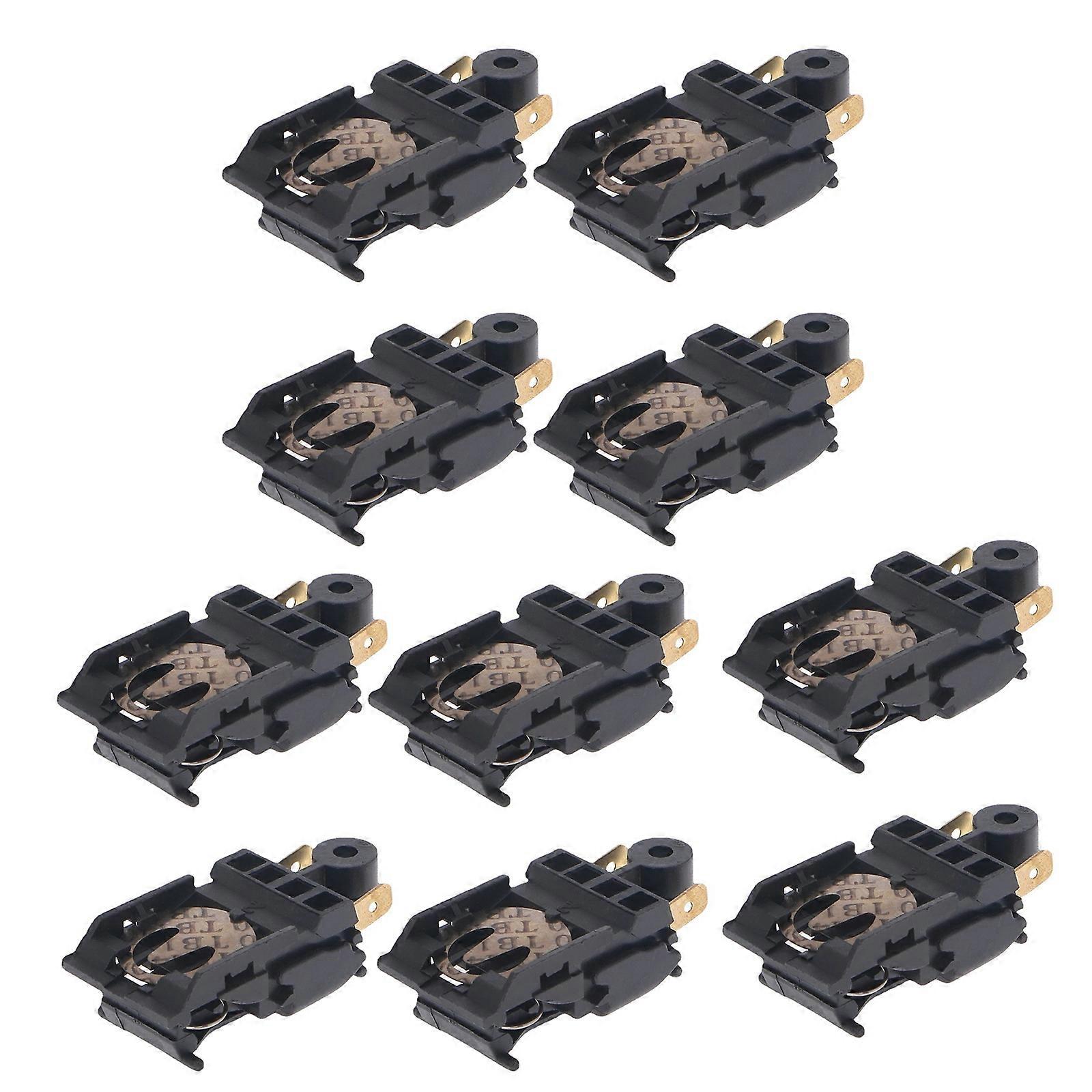 10Pcs 16A Power ​Electric Kettle Switch Thermostat Switch Steam Boiler Thermostat Switch Kitchen Appliance Part Multicolor