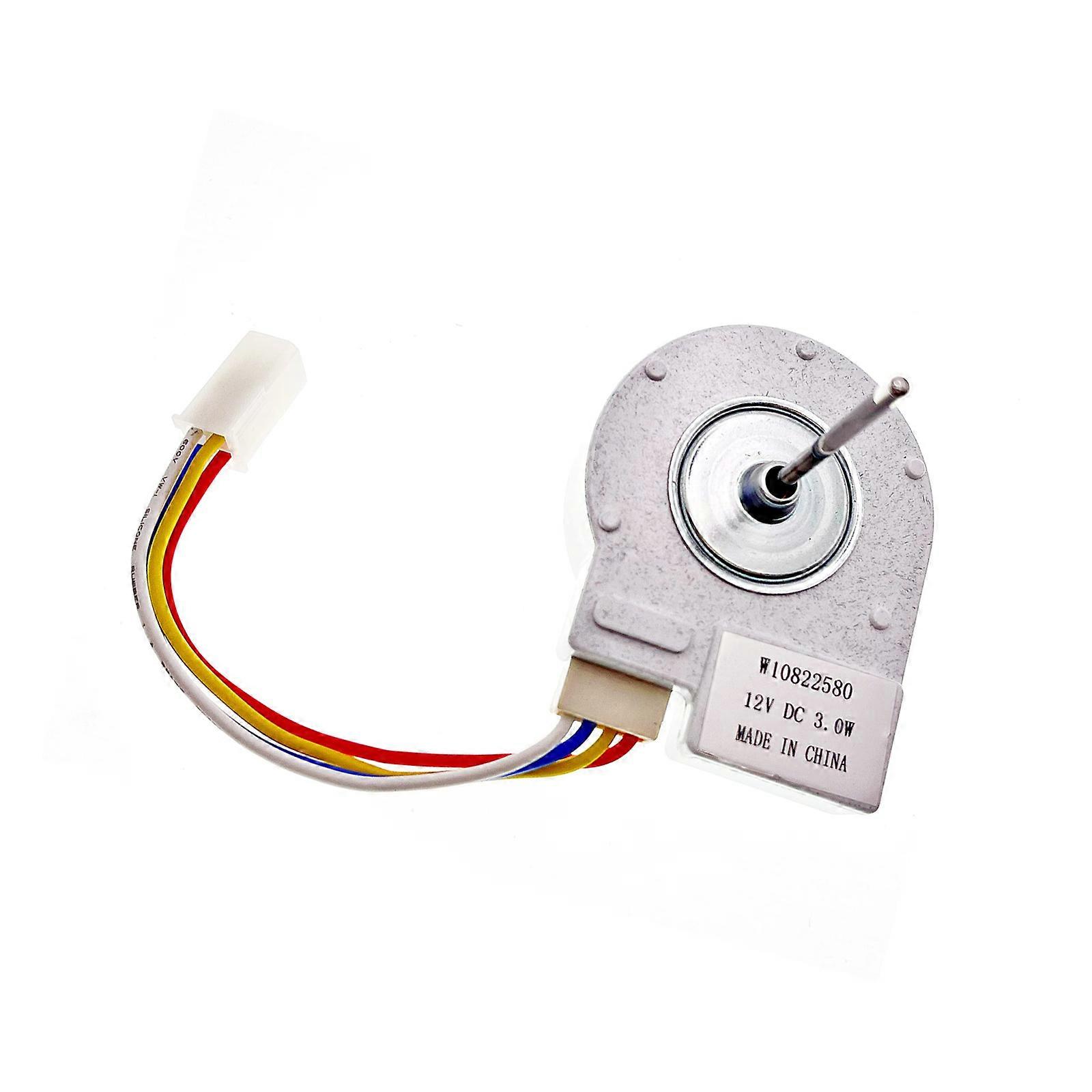 Heavy Duty 12V Evaporator Fan Motor W10822580 Replacement Part For W10255195 2259385 UDQT22WP1 8201589 W11671461 Multicolor