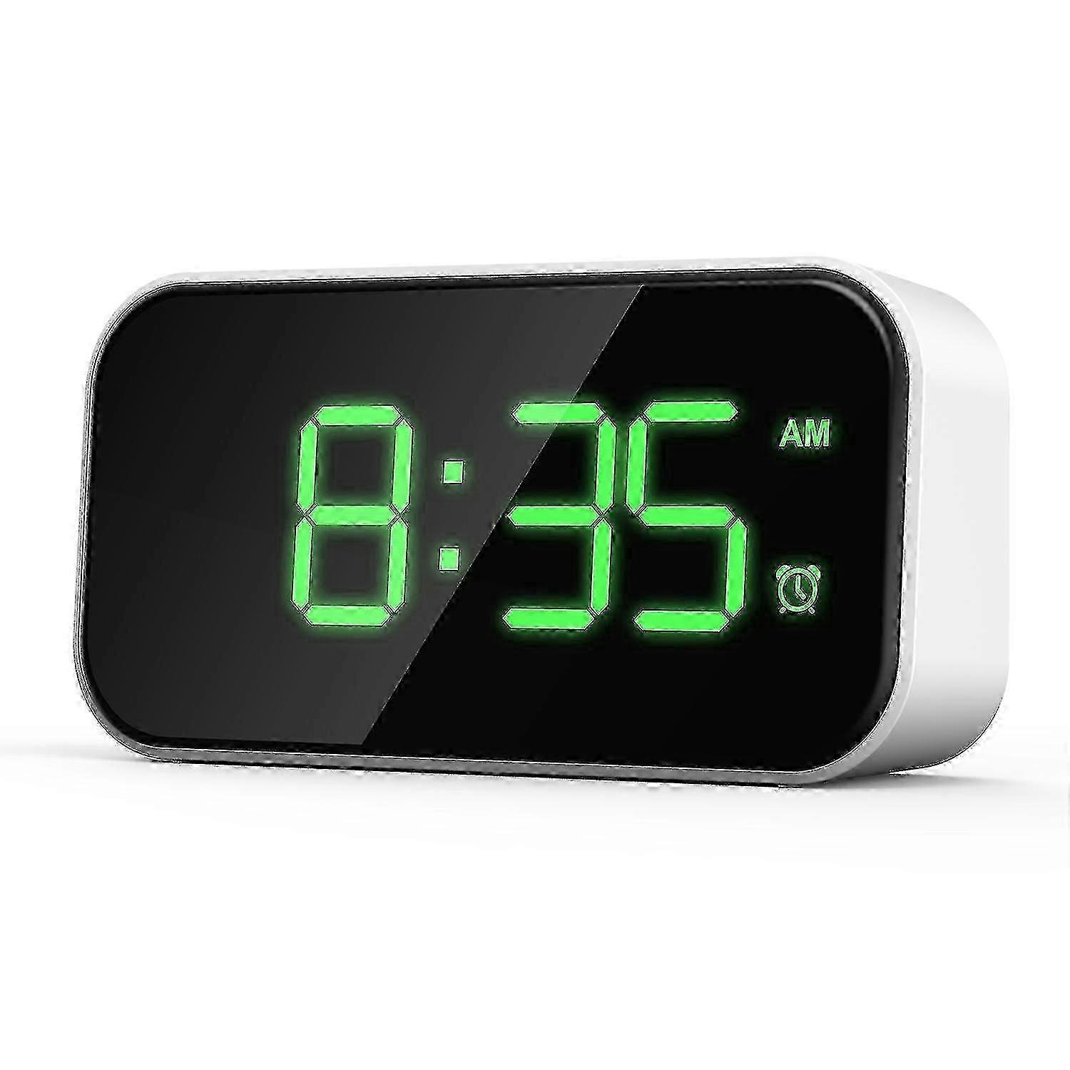Minimalist Alarm Clock - Adjustable Display Brightness for Bedrooms