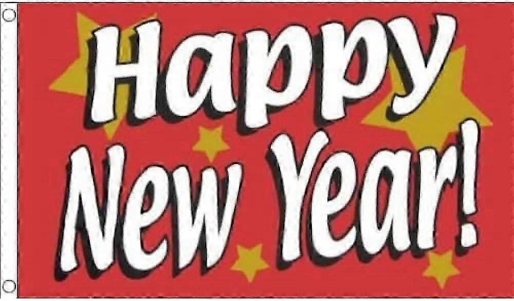 Happy New Year Flag Mode A-2446