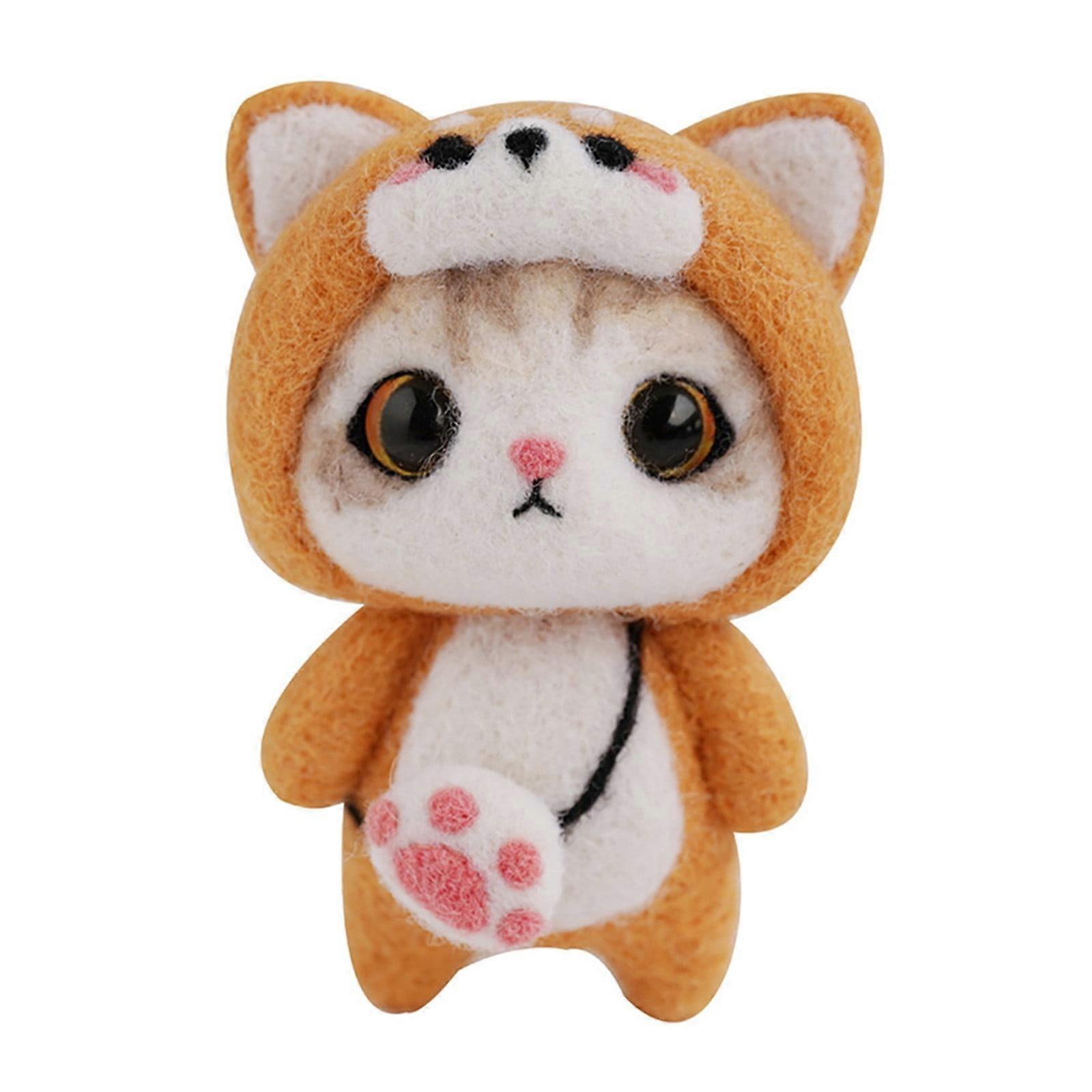 YiFudd Wool Needle Felting Beginner Kits Christmas Needle Felting Kit Complete Entry Needle Felting Tools With Instructions DIY Decorative Items