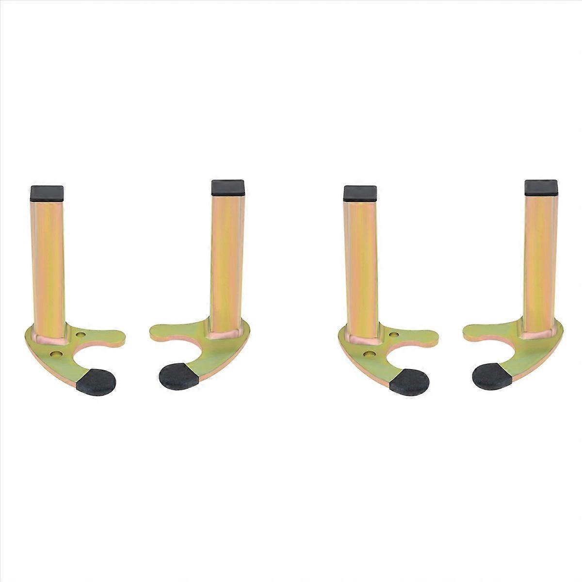 4X Wheel Support Frame Stand Motorcycle Swing Arm Lift Tripod Hooks U-Style Hook Fork Swingram Squar