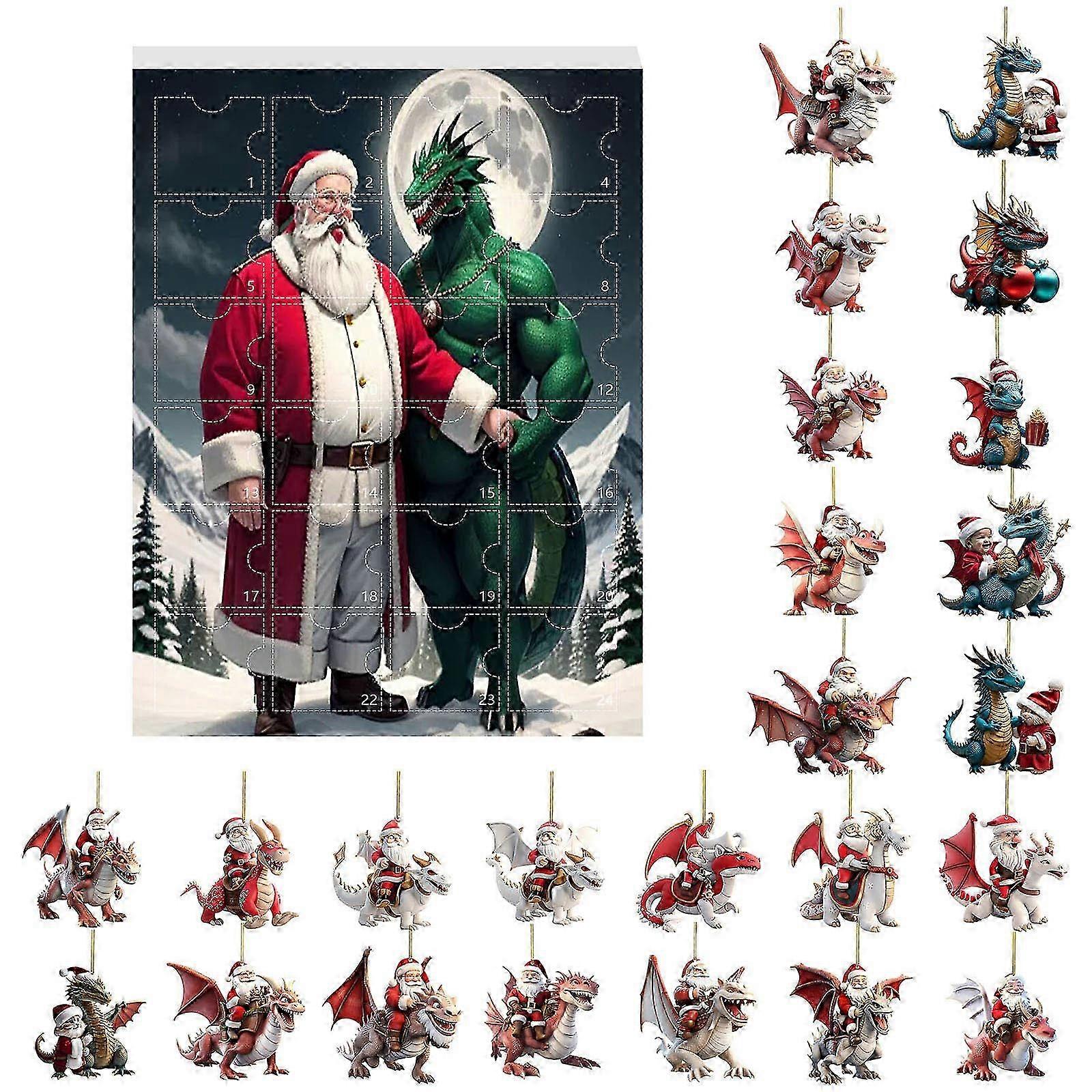 Διακοσμήσεις χριστουγεννιάτικου δέντρου με θέμα τους δεινόσαυρους για την αντίστροφη μέτρηση των διακοπών