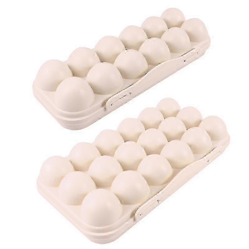 2-Piece Kitchen Egg Tray for European Homes