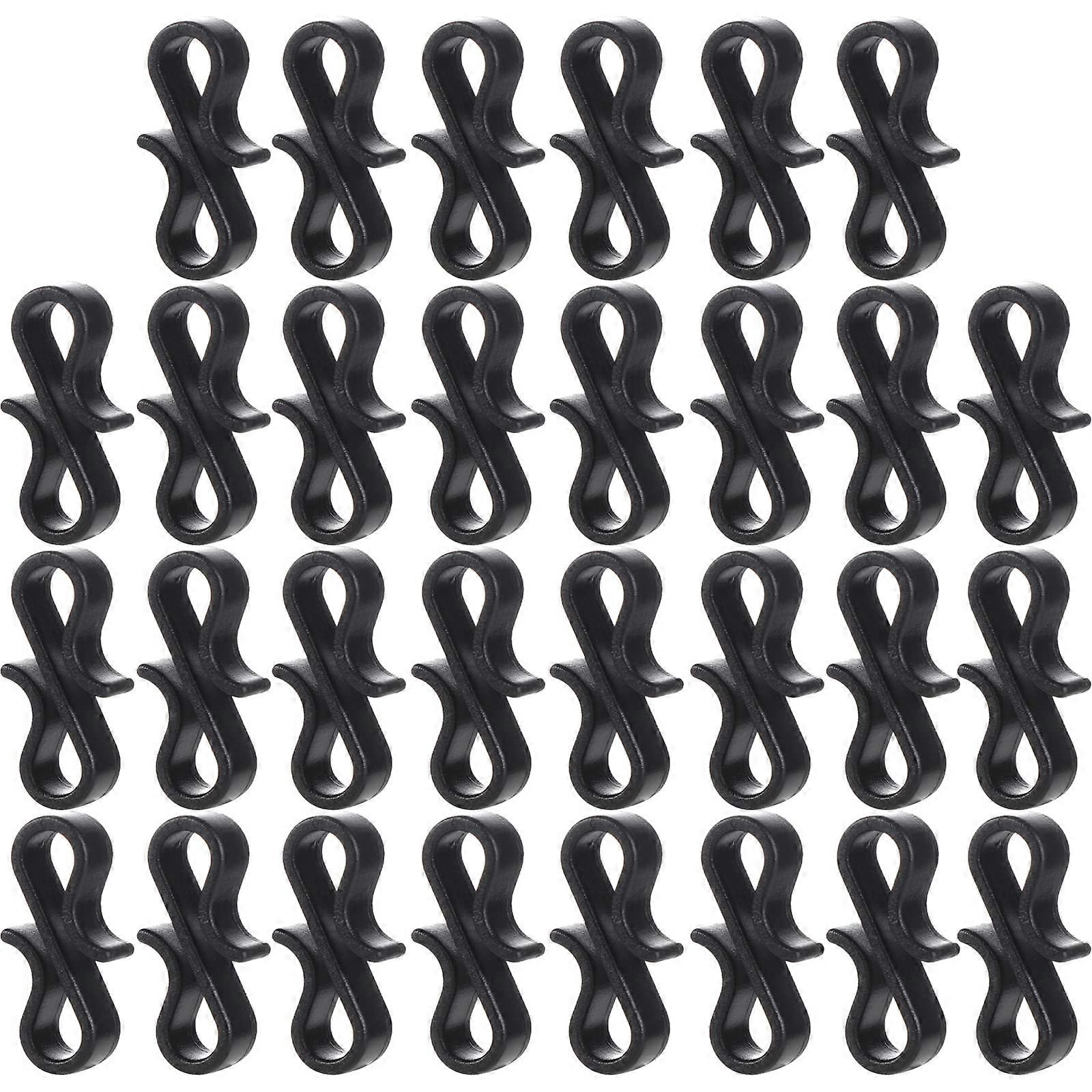 Outdoor String Light Hooks 30PCS for Hanging Party Lights, Gutter Hooks, Garden and Patio Wire Holders