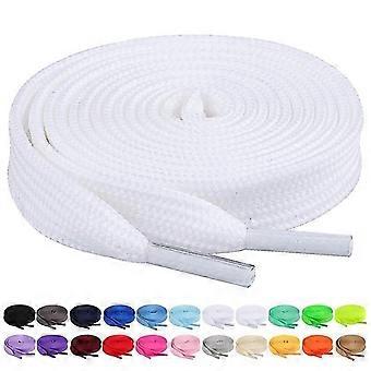 Flat shoelaces for sneakers in different colors