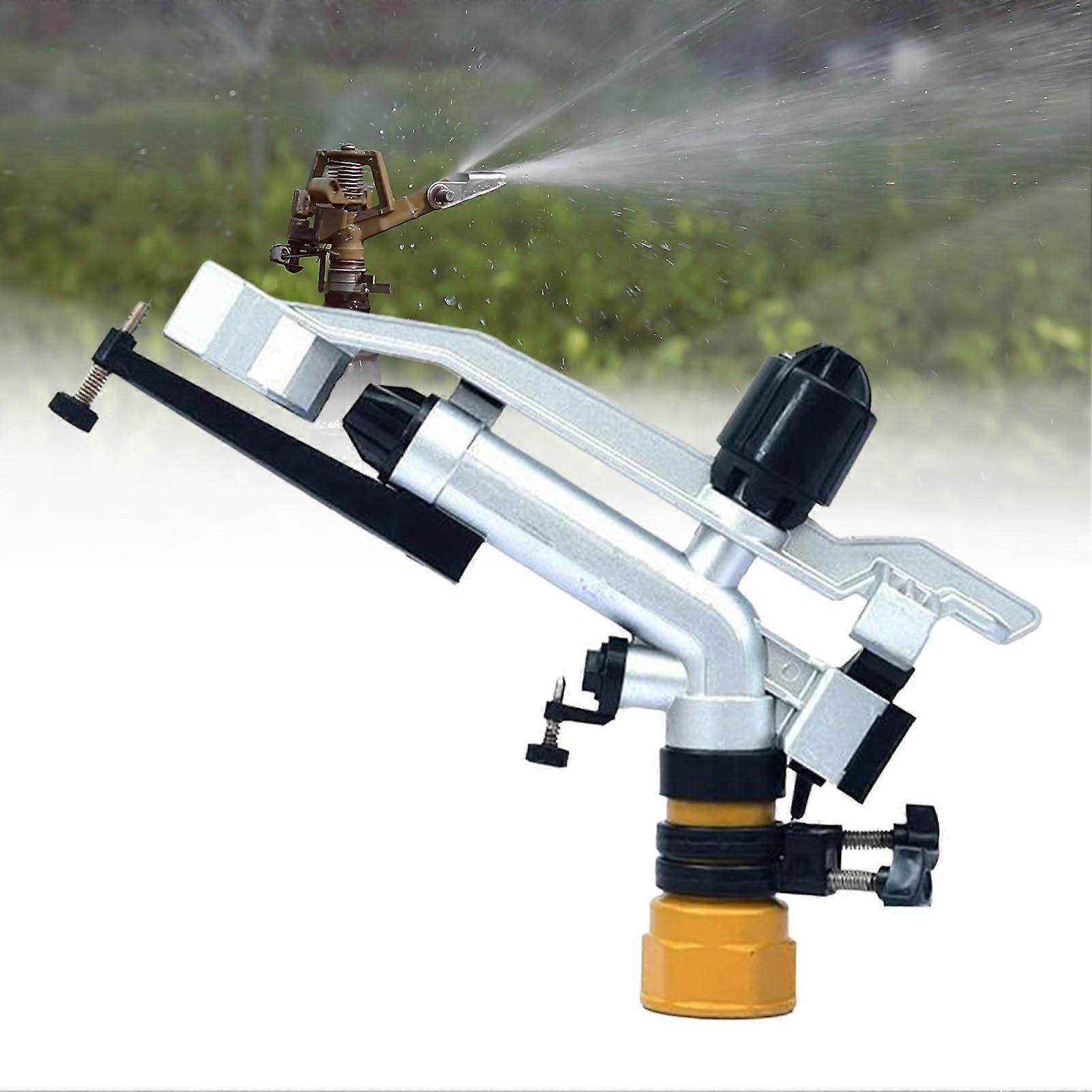 360° Adjustable Garden Sprinkler with 1.5Inch FNPT Connection for Lawn, Yard and Farm Irrigation