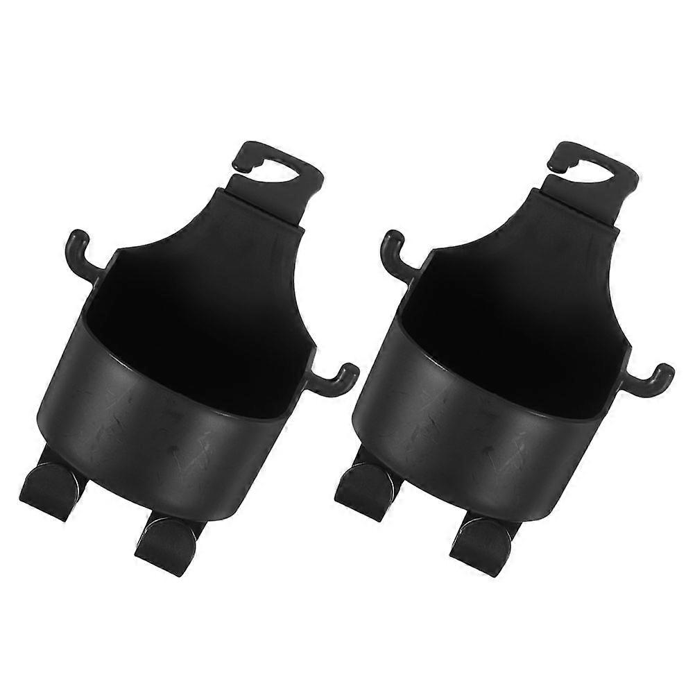 Rear Car Cups Holder Multifunctional Hook for Storage 2Pcs Set