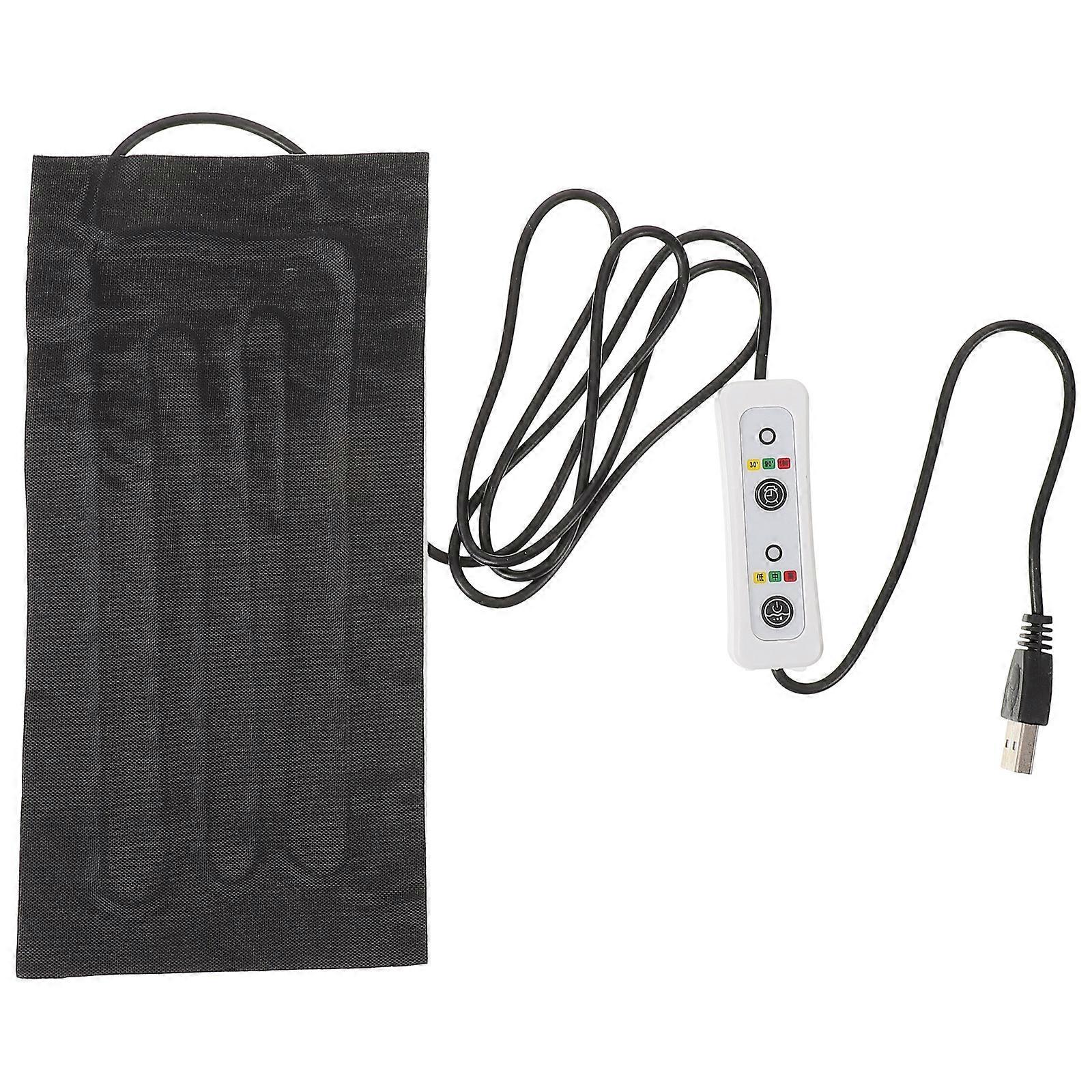 Plant Heating Pad USB Adjustable Heating Mat for Germination 1 Piece Black
