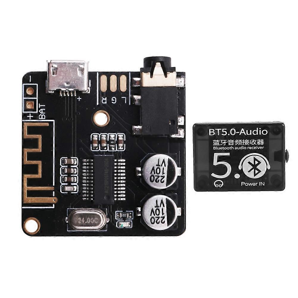 BT5.0 Audio Module+Case MP3 Bluetooth Audio Decoder Board Lossless Car Speaker Audio Amplifier Board DIY Audio Receiver