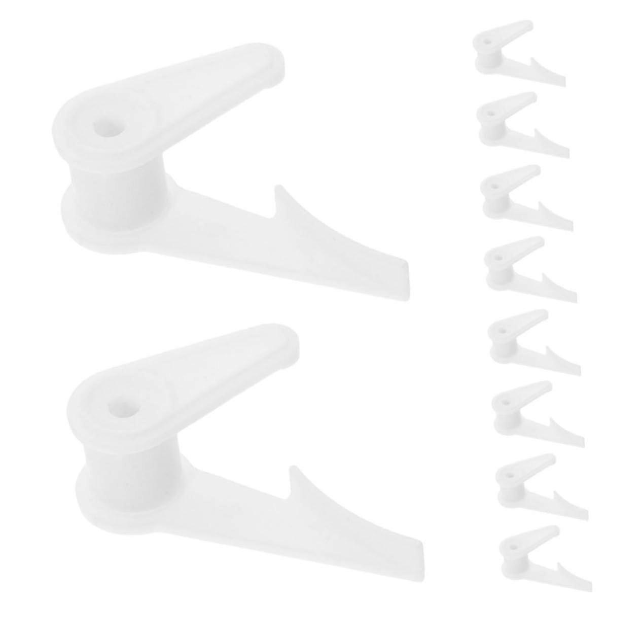 10Pcs Plastic Ceiling Light Fixture Clips for LED Flush Mount Secure Installation Adjustable Holder