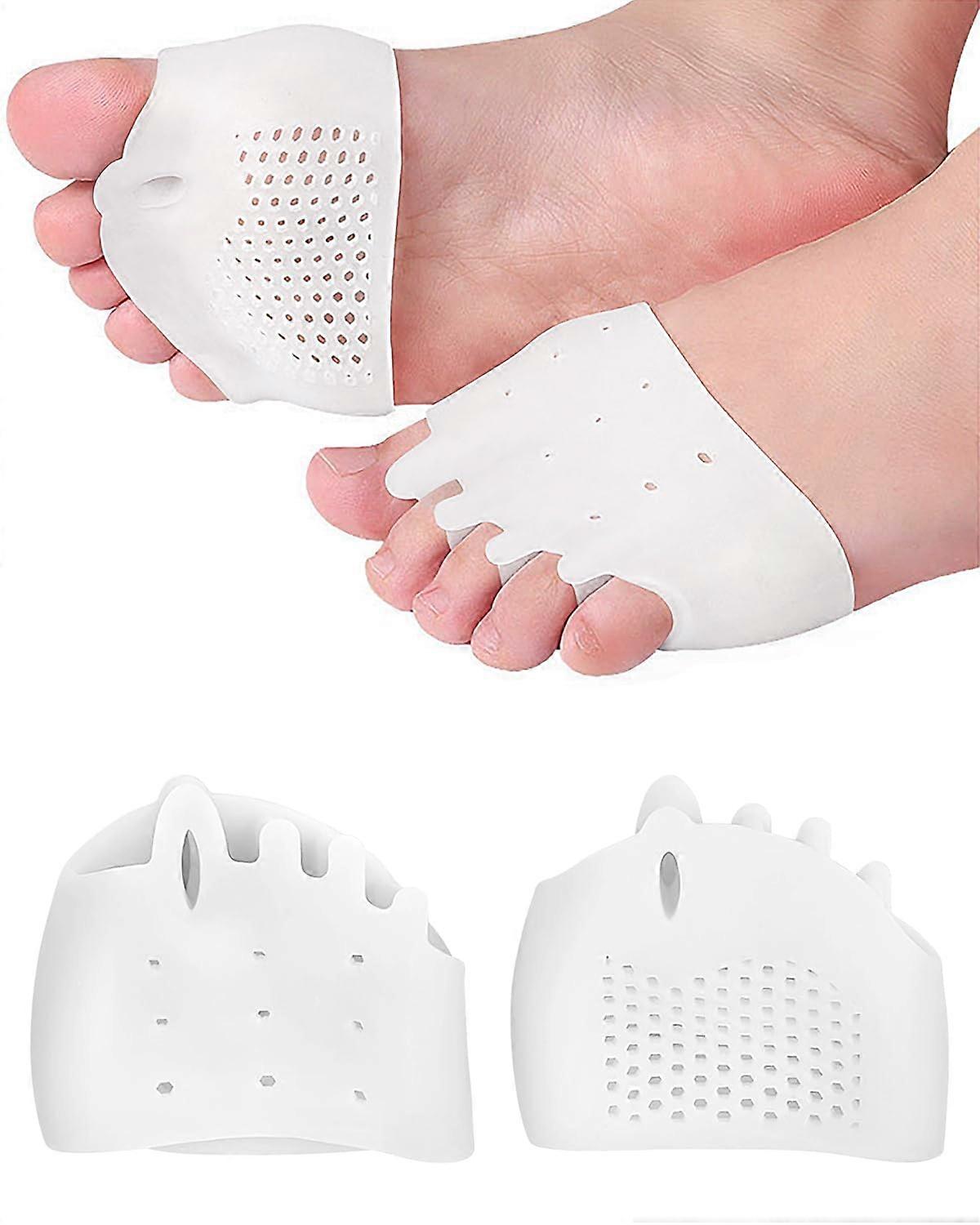 Bunion Corrector with Gel Toe Separators, 2 in 1 Breathable Cushion Pads for Foot Pain Relief