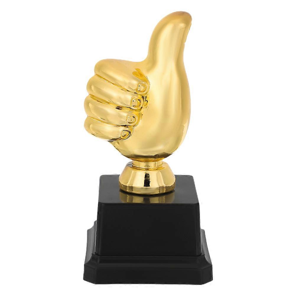 Plastic Competition Trophy Mini Thumbs Up Award for Parties