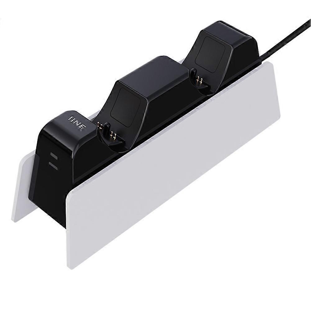 For PS5 Dual-Controller Charging Dock Wireless Dual-Charging Station for Controllers Dual-Slot Controller Charger