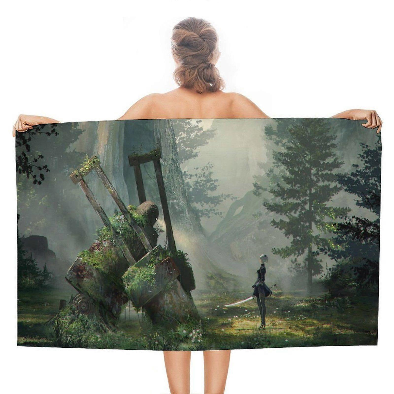 v493 NieR Automata Beach Towel  fvG493