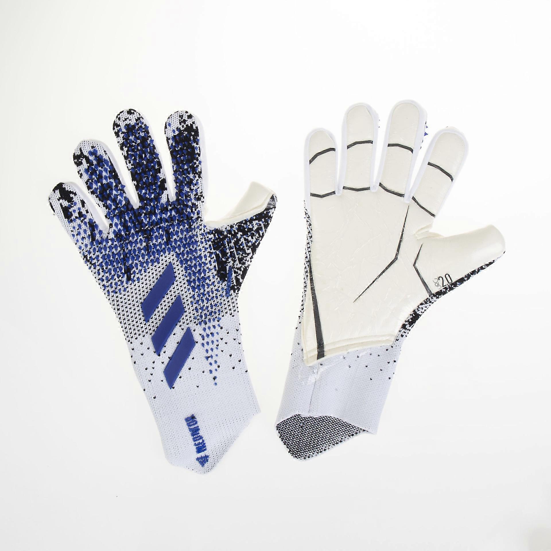 Football goalkeeper adult training gloves non-slip latex leather wear-resistant sports protective gear