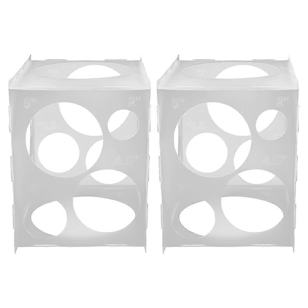 Party Balloon Measure Box for Accurate Balloon Sizing 2Pcs