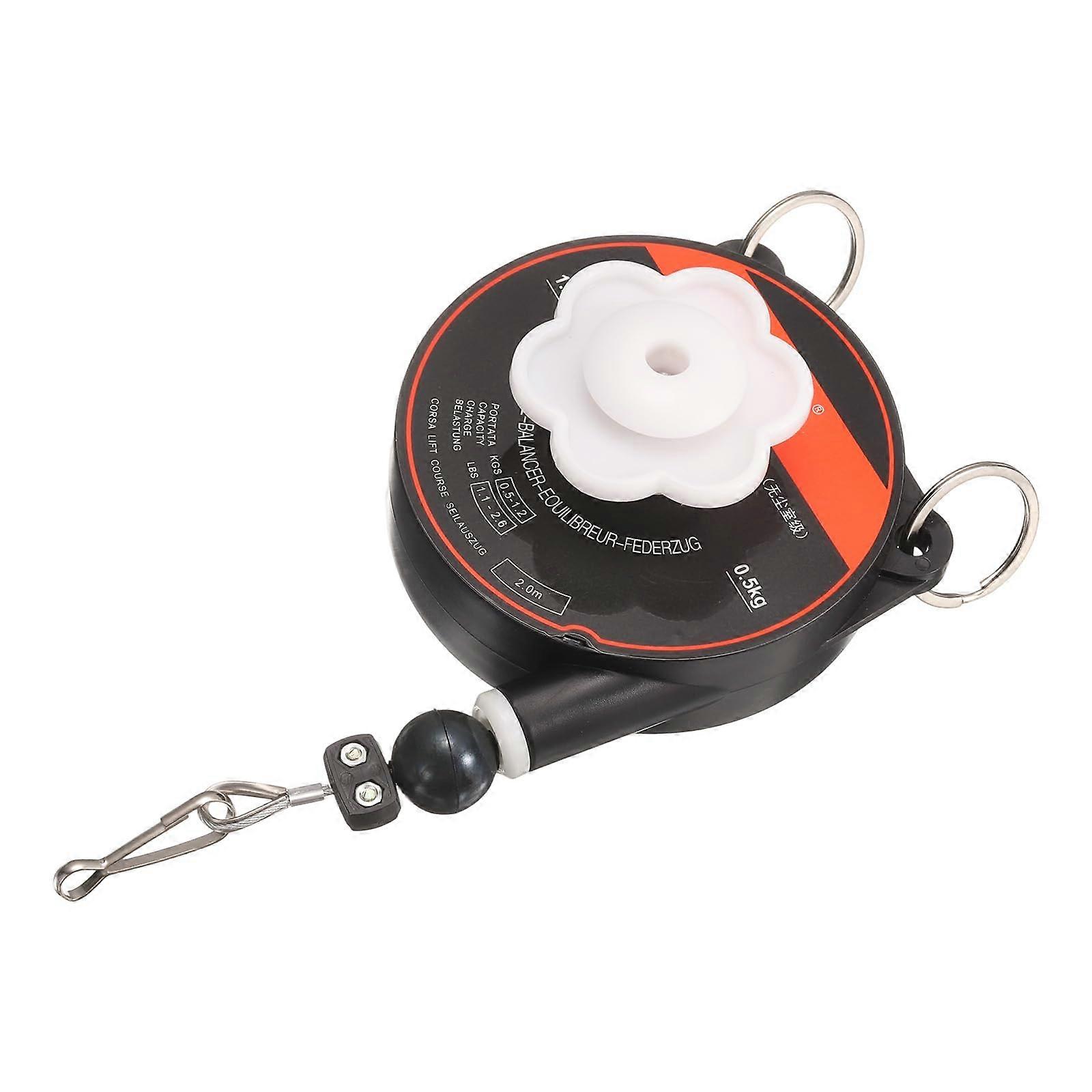 Retractable Spring Balancer 0.51.2 lbs Adjustable Cable Tool Holder for Assembly Line Efficiency