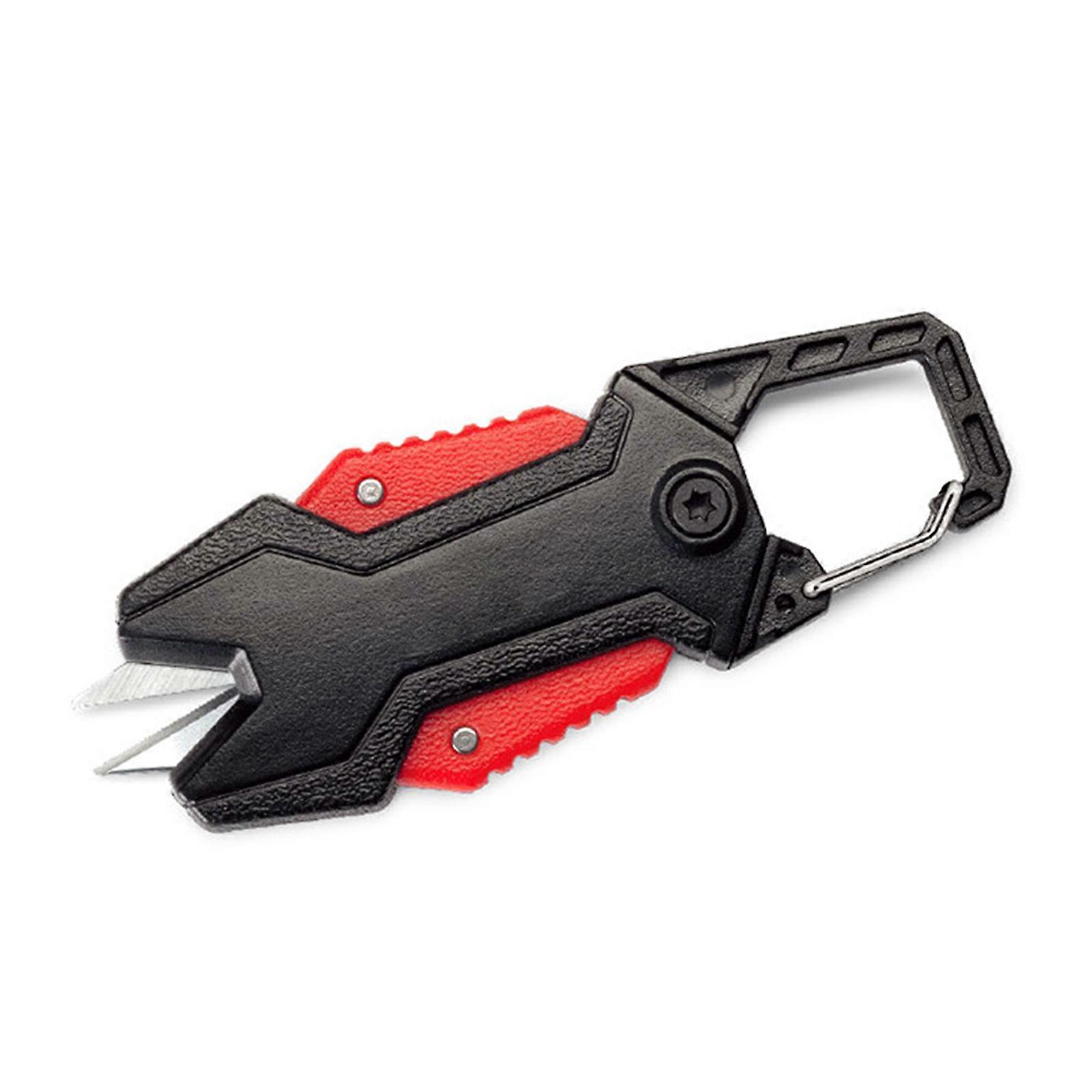 Easyly Use Fishing Scissors Retractable System Protective Sheath Quickly Access for Anglers Activity Multicolor