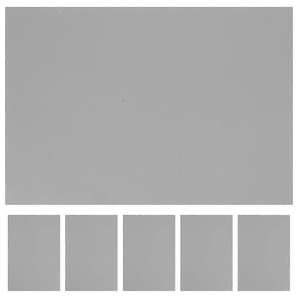 Grey Sand Table Model Material Road Tape for DIY Traffic Layout 6 Sheets