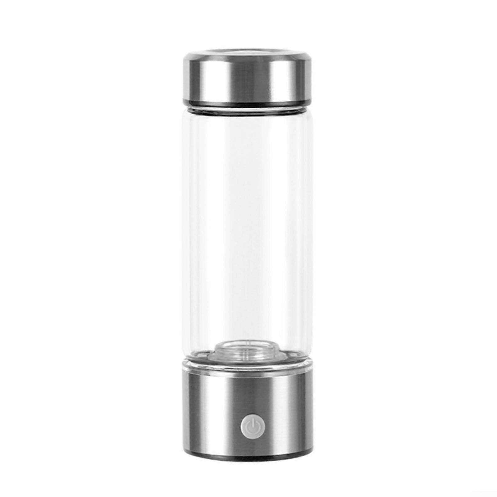 Hydrogen Water Bottle 450ml with Fast Hydrogen Production and LED Indicator, Type C Rechargeable