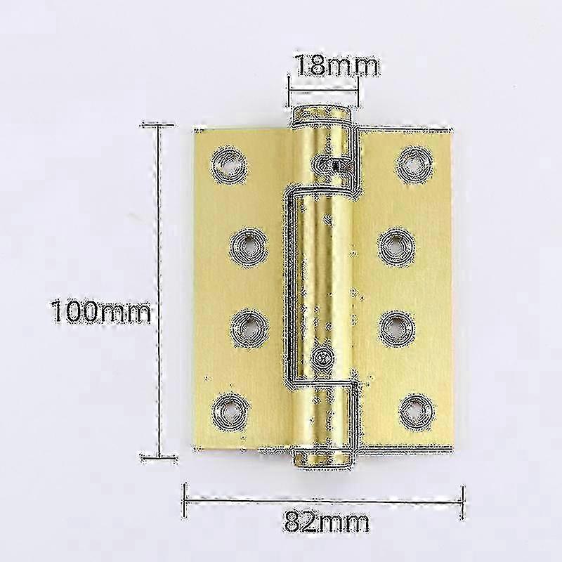 2025 Damping Hinge for Self-Closing Doors - Spring Loaded Invisible Installation