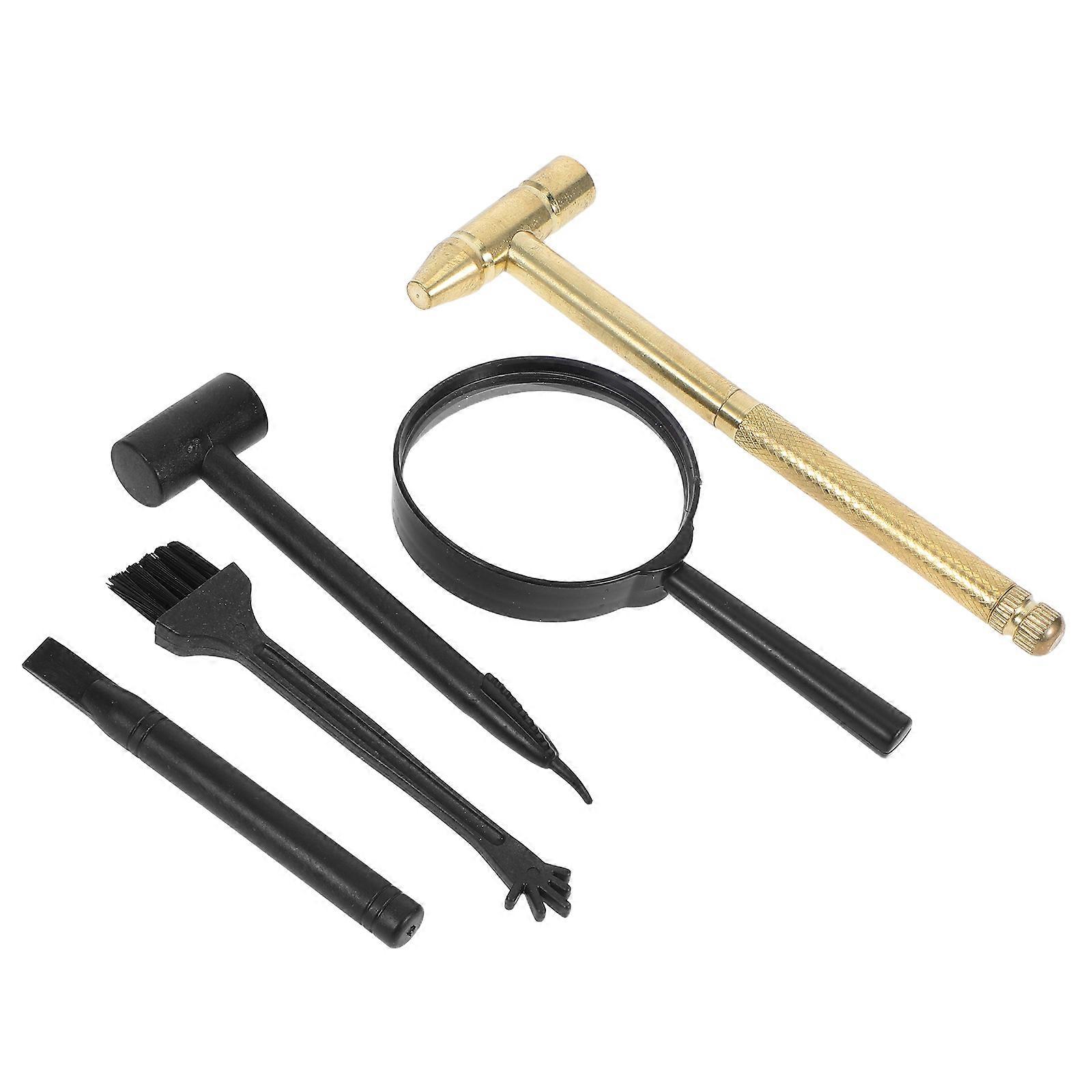 Children's Archaeology Set Digging Tools for Gemstone Excavation 2Sets Kit