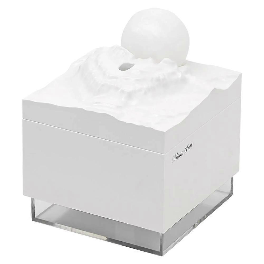 Aroma Diffuser Cool Mist Humidifier LED Moon Lamp Night Light White