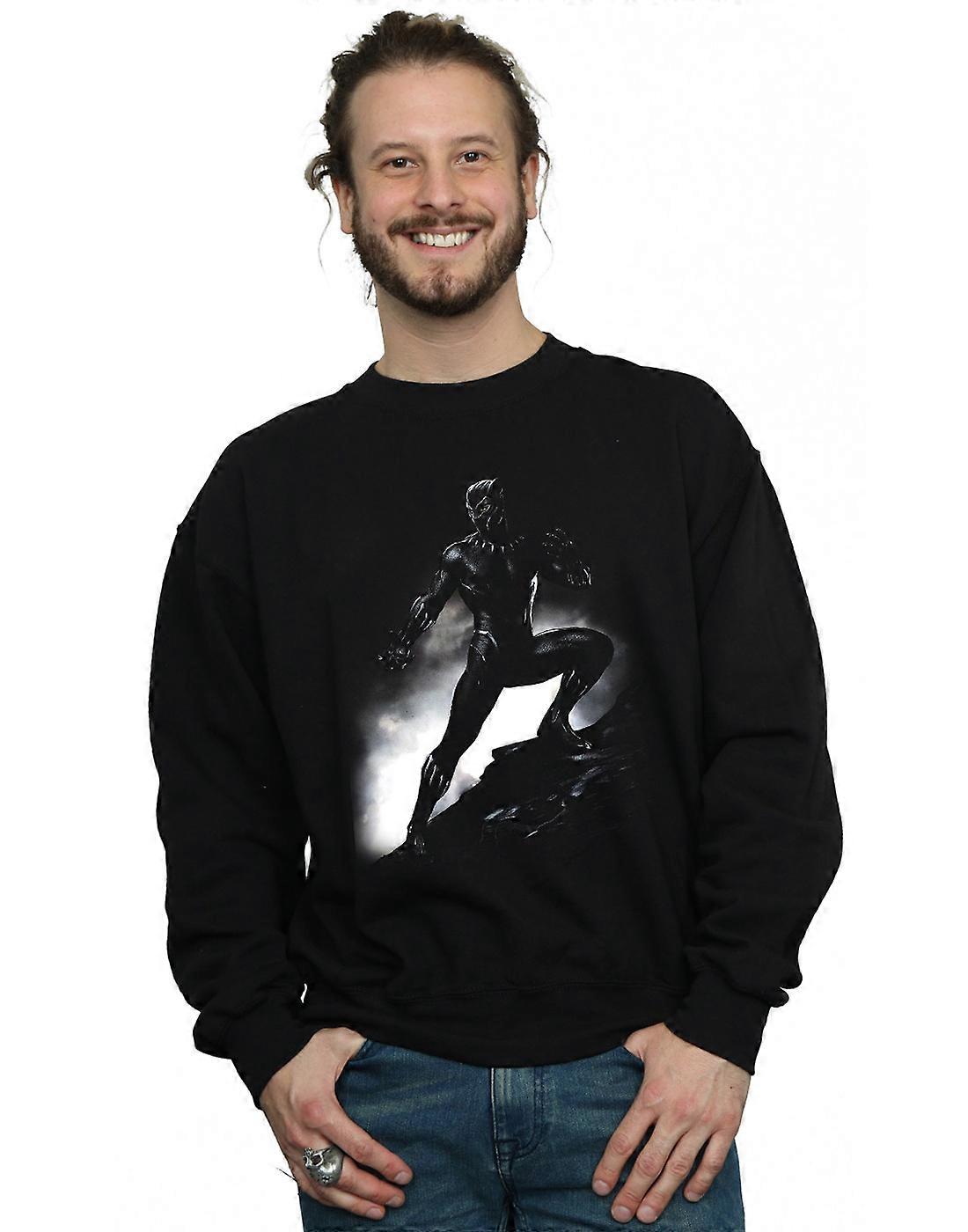 Marvel Men's Black Panther Standing Pose Sweatshirt