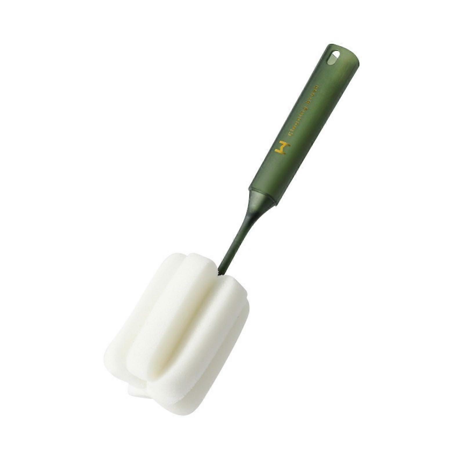Cup Cleaning Brush with Long Handle Flower Bud Sponge, Scratch Bottle Scrubber for Kitchen Use