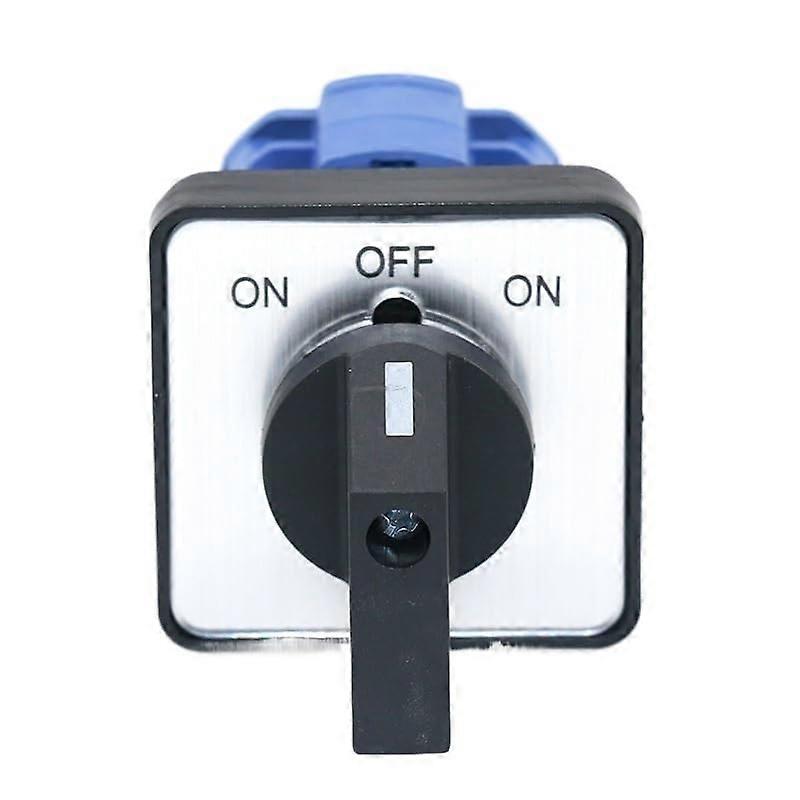 20A 3Position Cam Switch 660V Rotary Selector SelfLocking Safety Control 48x48mm Panel