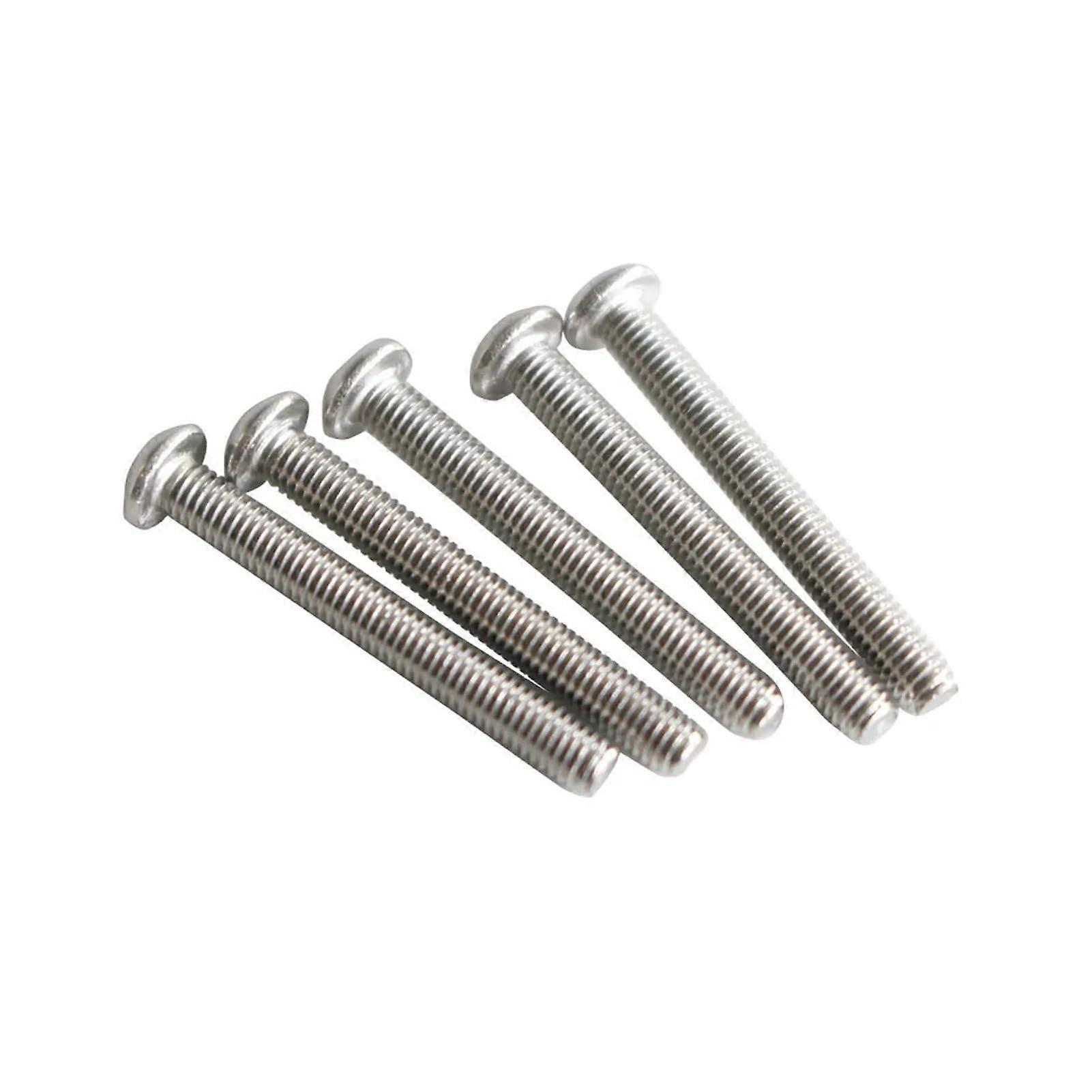 M4 Stainless Steel Button Head Hex Socket Cap Screws 50mm 5PCS Corrosion Resistant