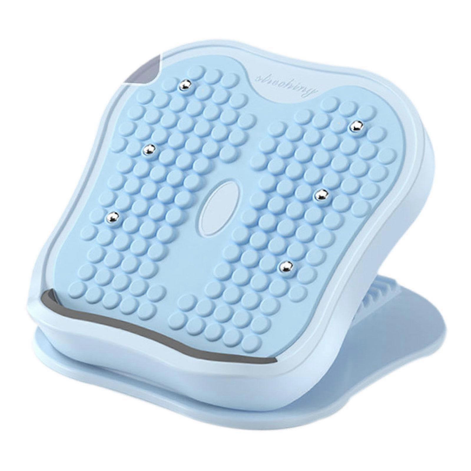 Adjustable Calf Stretching Slant Board with 15Level Angle and AntiSlip Massage Surface, Blue