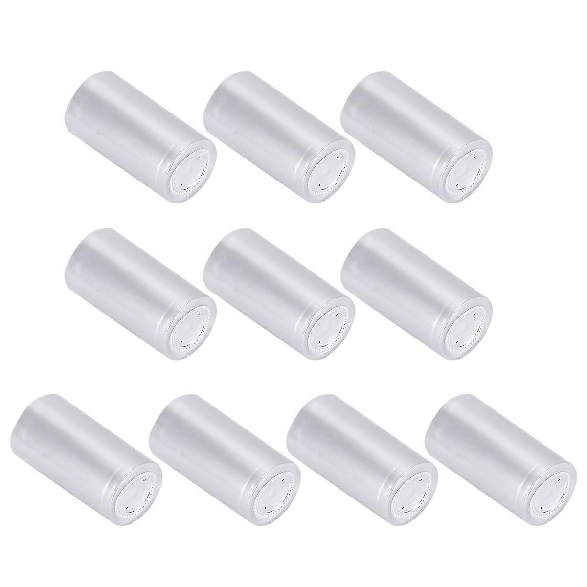 Plastic Caps Heat Shrink Sealing Cap for Storage 100Pcs