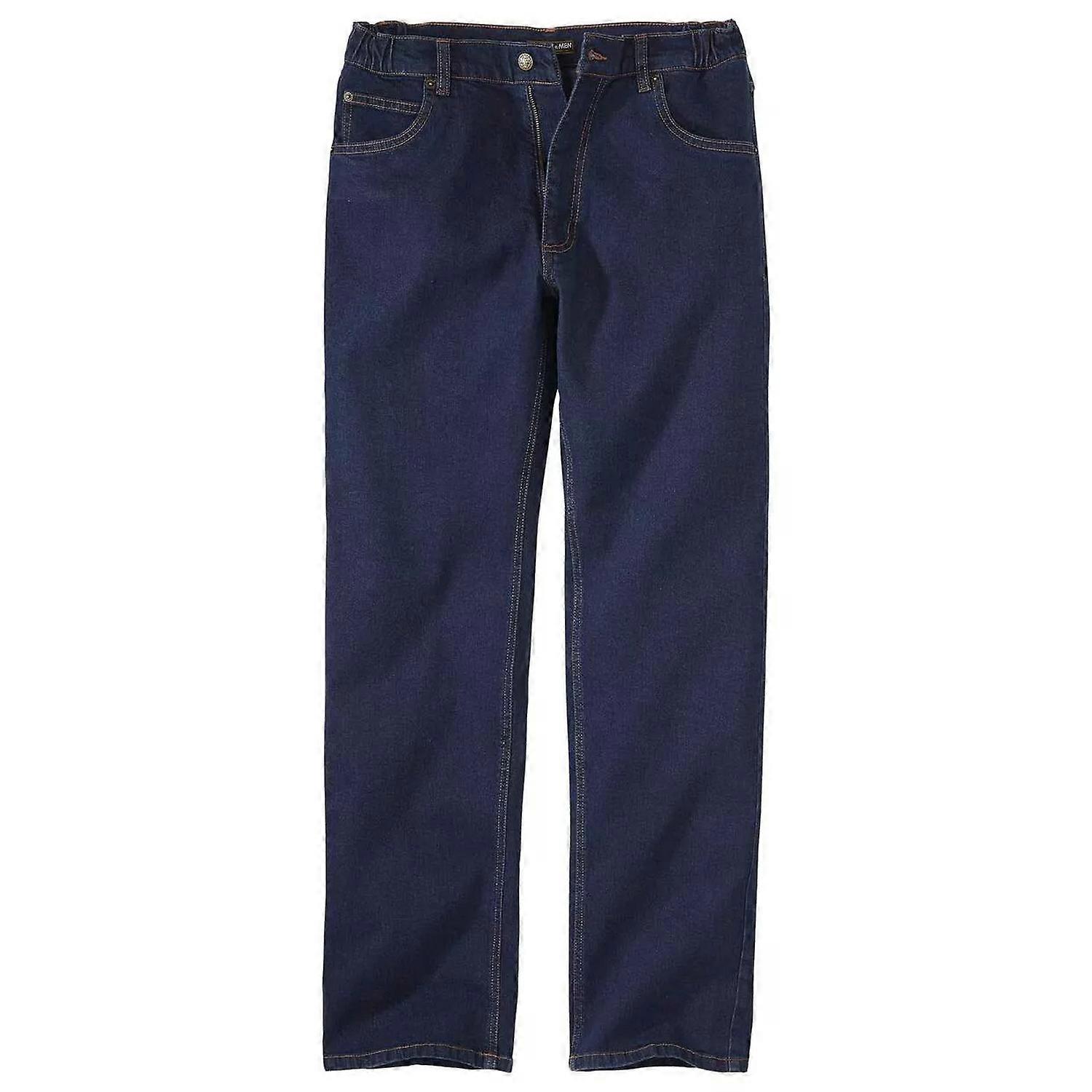 Atlas For Men Mens Part Elasticated Jeans