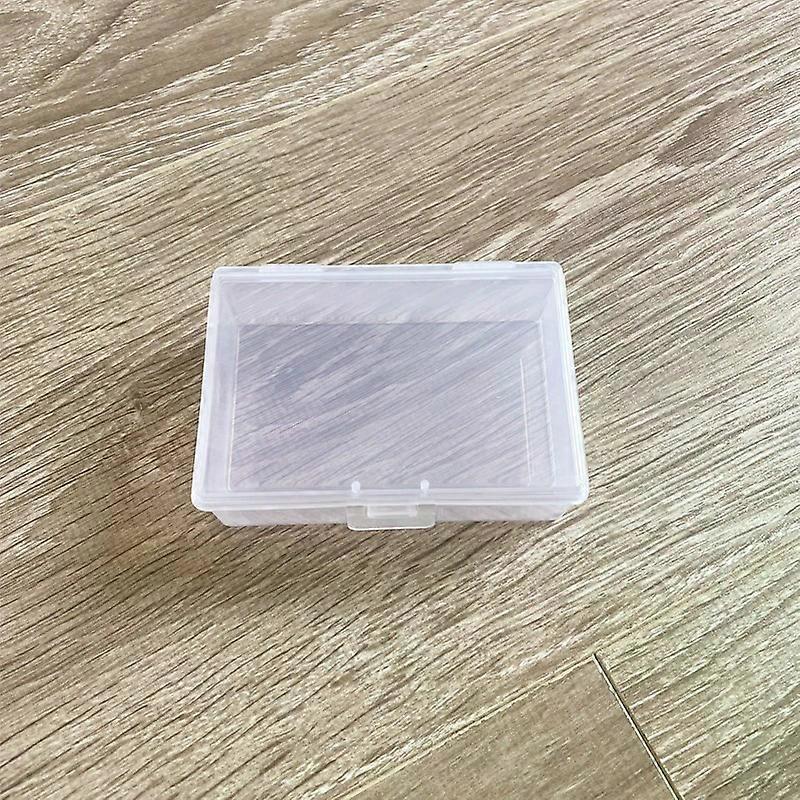 Transparent Plastic Box Rectangular Translucent Packing Box Storage Organizer Case Dustproof Durable Strong Jewelry Container